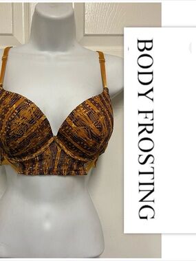 Body Frosting Decorative Bustier Bra